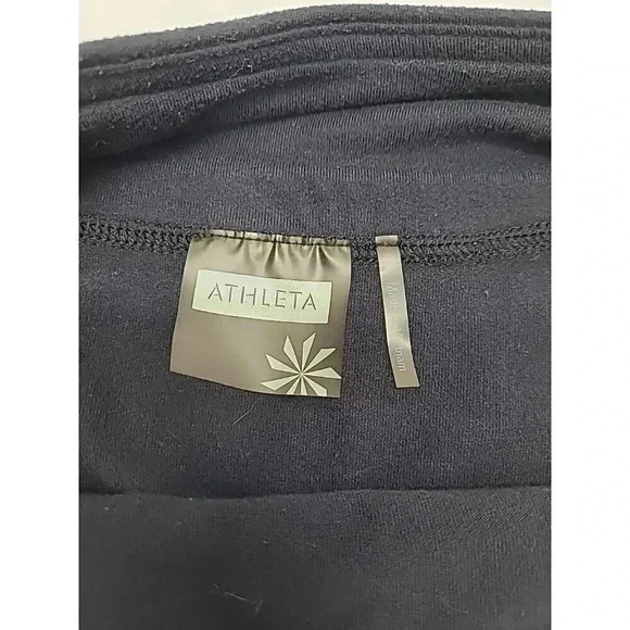 Athleta Knit Skirt Women's Size Small Black Ruffle Skirt - Picture 5 of 9